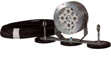 Magnetic LED Light Fixture operates in hazardous locations.
