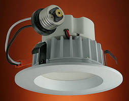Recessed LED Ceiling Downlights replace 75 W halogen bulbs.
