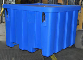 UN/DOT-Approved Bulk Containers stay covered and secure.