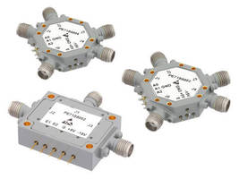 PIN Diode Switches offer 1-12 GHz range and 90 dB isolation.