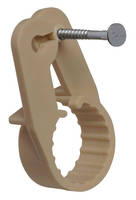 Insulating Suspension Clamp comes with preloaded nail.