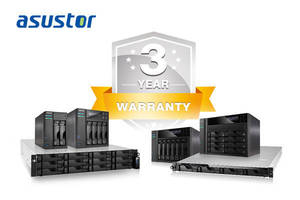 ASUSTOR Extends Product Warranty to 3 Years
