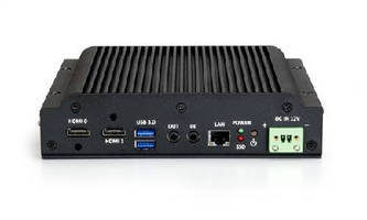 Dual-Display Signage System features fanless operation.