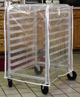 Protective Covers fit half size bakery racks.