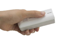 Bluetooth 2-D Barcode Scanner features pocket-size design.