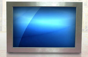 Panel Mount LCD Monitor features stainless steel chassis.