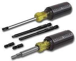 Combination Tip Drivers afford application flexibility.