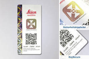 Leica Geosystems Protects Original Accessoires with Quality Seals by Schreiner ProSecure