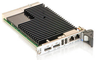 Ruggedized 3U cPCI CPU Board has EN50155-compliant design.