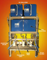 Lubricant Storage/Dispensing System features 130 gal container.