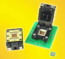 QFN Socket accommodates 6 x 6 mm package size.