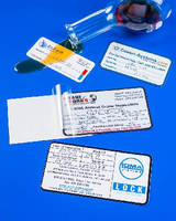 Self-Laminating Labels permanently record handwritten entries.