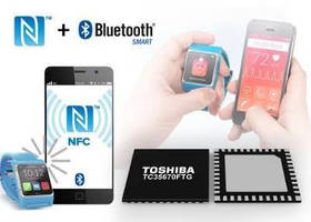 Integrated Circuit supports Bluetooth and NFC tag functions.