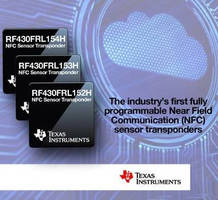 NFC Sensor Transponder targets IoT applications.