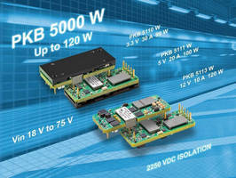 Wide-Input DC/DC Power Modules offer broad applicability.
