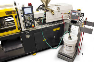 Liquid Color Dosing System employs gravimetric control.