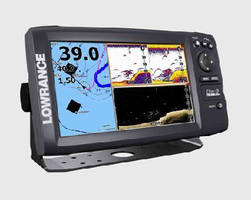 Fishfinder/Chartplotter features 9 in. widescreen display.