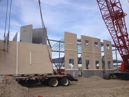 Exterior Precast Concrete Walls enhance P425 LCS building project.