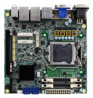 Mini-ITX Motherboard leverages Intel Q87 chipset.