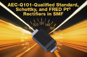 Surface Mount Rectifiers support automotive applications.