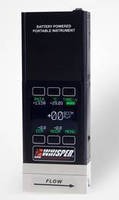 Rechargeable Portable Mass Flow Meters have color display option.