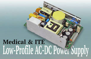 Compact AC/DC Power Supplies serve medical and ITE applications.