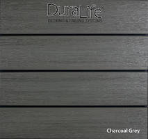 Composite Decking comes in multi-chromatic charcoal grey.