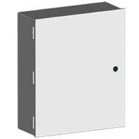 Steel Enclosures protect electrical controls and instruments.