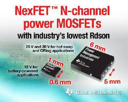 N-Channel Power MOSFETs achieve low resistance.