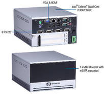 Fanless Embedded Box PC supports expansion via 2 PCI interfaces.