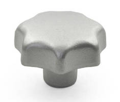Stainless Steel Hand Knobs come in inch and metric sizes.