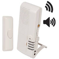 Wireless Doorbell Button includes 4-channel voice receiver.