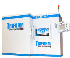 Hydroforming Press features max pressure of 15,000 psi.