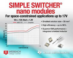 Nano Power Modules serve space-restricted applications.