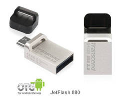 USB 3.0 Flash Drive provides on-the-go storage.