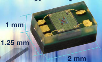Digital RGBW Sensor with I²C Interface measures 2 x 1.25 x 1.0 mm.