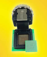 Clamshell BGA Socket features heat sink lid.