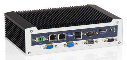 Embedded Box PC is scalable, maintenance free, and IoT ready.