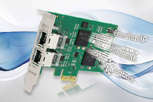 PCIe Card connects PC to any industrial Ethernet network.