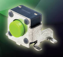 SMT Side-Actuated Tactile Switches have rugged PCB soldering pads.