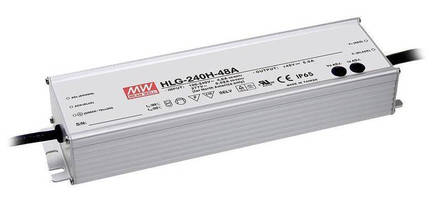 AC/DC LED Power Supplies operate with efficiencies up to 93%.