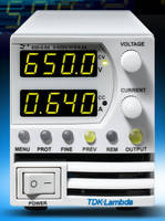 Programmable DC Power Supplies come in 600 W, high-voltage models.