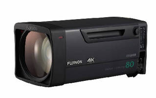 4K Ultra HD Zoom Lens suits broadcast applications.