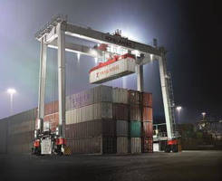 RTG Crane increases efficacy via bottom-located operator cabin.