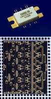 Power Ku-Band MMIC HPA covers commercial satcom band.