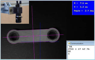 Vision System measures to 0.1 mm.