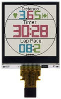 Color Memory LCD extends wearables operation between recharges.
