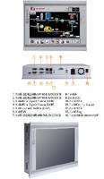 Industrial Touch Panel Computer features slim design.