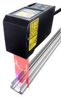 Laser Displacement Sensor measures height and width.