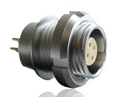 Circular Connector features push-pull interlocking.